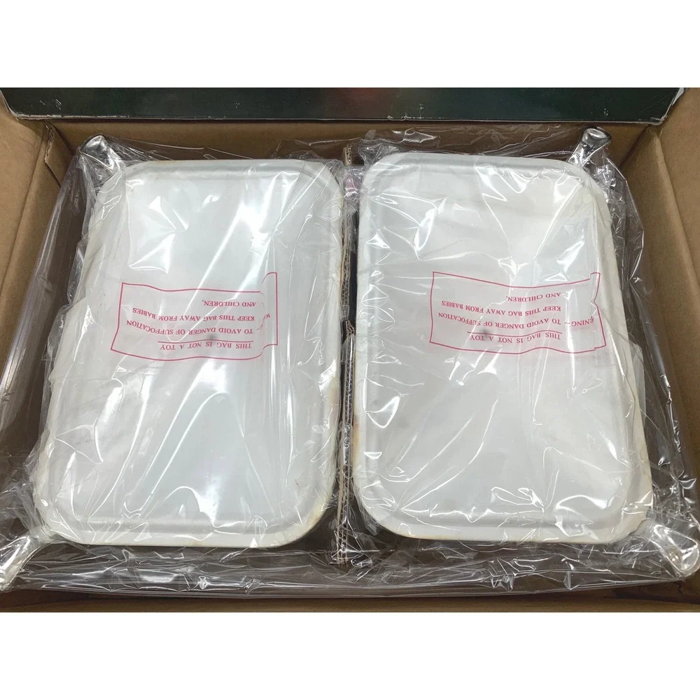 Vintage Regal Silver Plated Double 1.5QT Oblong Chafing Dish Food Warmer Set NIB